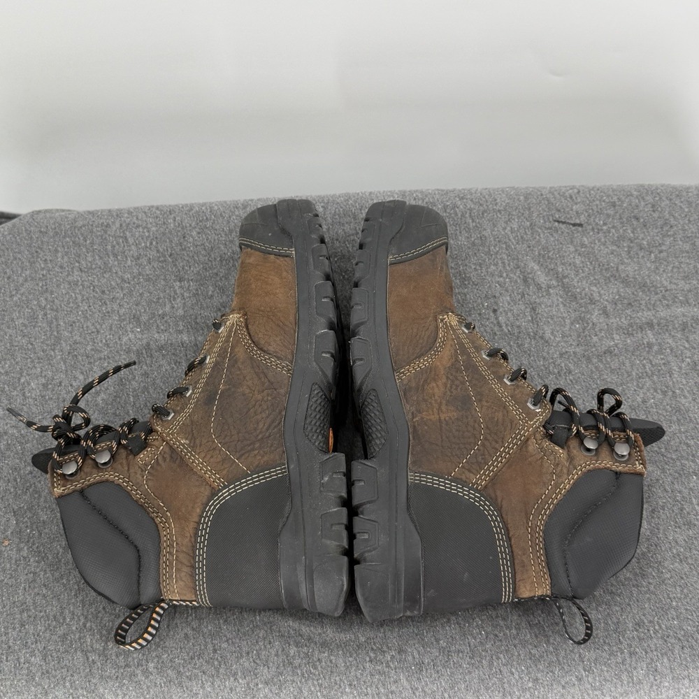 ARIAT Women's 8.5B Treadfast 6" Waterproof Steel Toe Safety Work Brown Boot - Picture 4 of 8